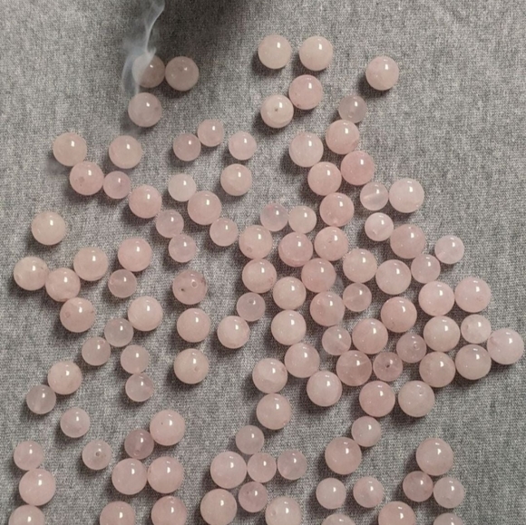 Natural Gemstone Rose Quartz Bracelet - Picture 6 of 7